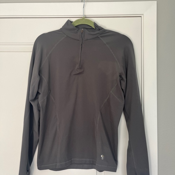 Mountain Hardwear Women’s Gray Half Zip - Picture 3 of 5